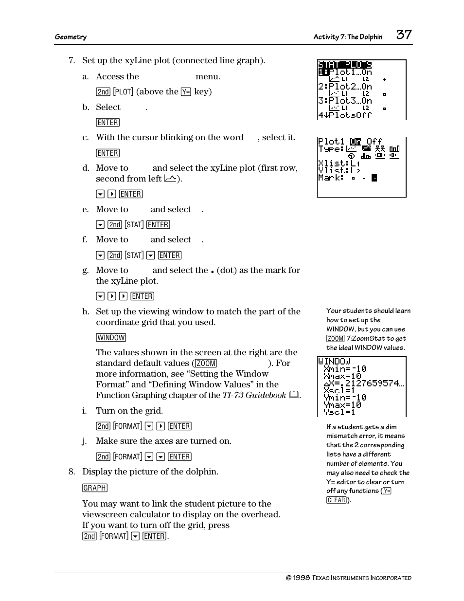 Texas Instruments TI-73 User Manual | Page 42 / 86