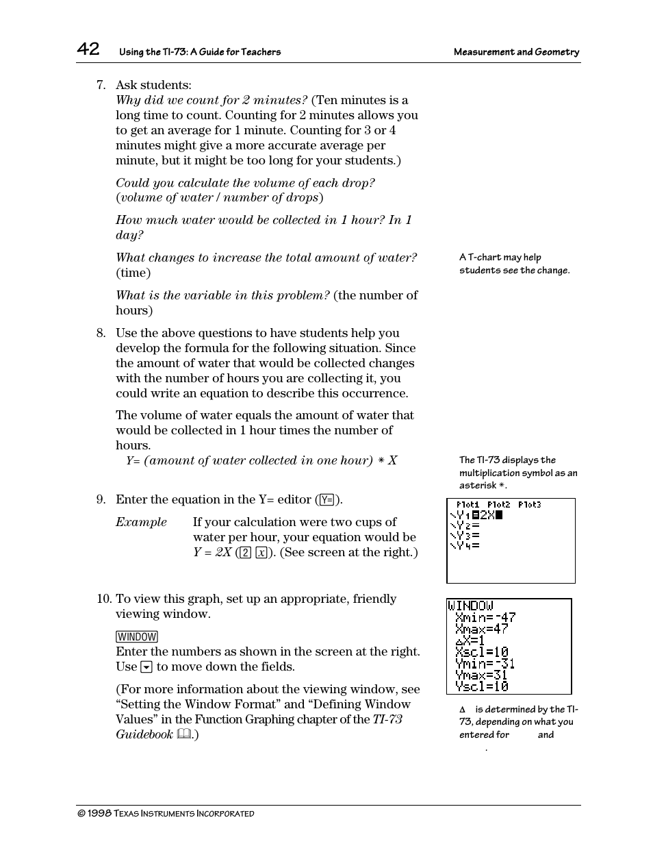 Texas Instruments TI-73 User Manual | Page 47 / 86