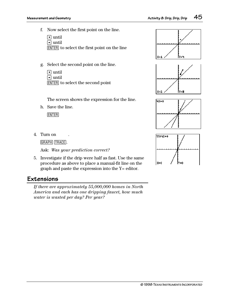 Extensions | Texas Instruments TI-73 User Manual | Page 50 / 86