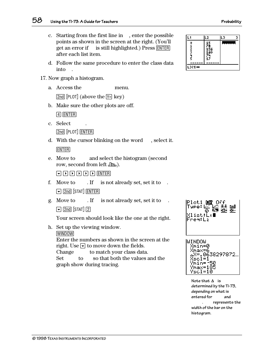 Texas Instruments TI-73 User Manual | Page 63 / 86