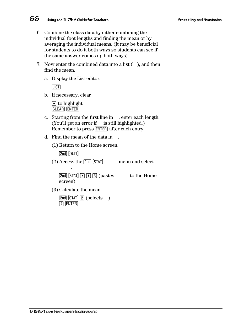 Texas Instruments TI-73 User Manual | Page 71 / 86