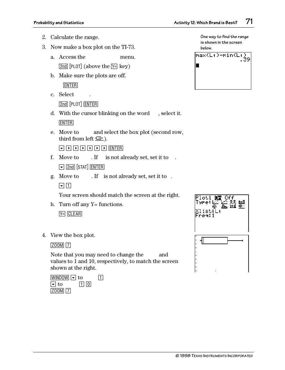 Texas Instruments TI-73 User Manual | Page 76 / 86