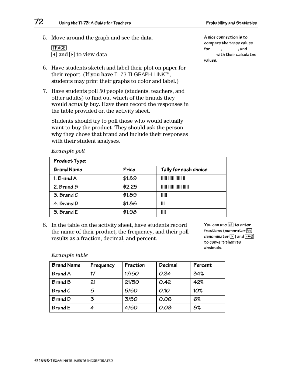 Texas Instruments TI-73 User Manual | Page 77 / 86