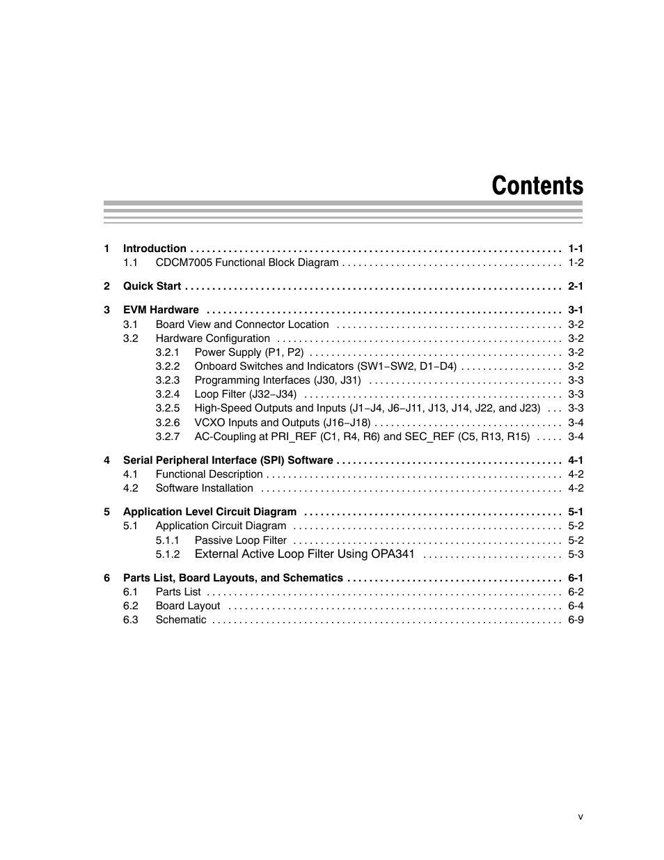 Texas Instruments CDCM7005 User Manual | Page 6 / 34