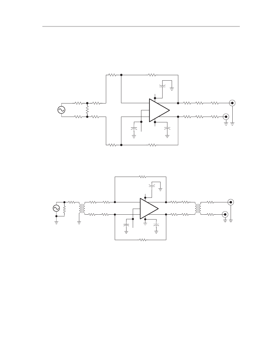 6 additional sample schematics | Texas Instruments THS4150 User Manual | Page 11 / 26