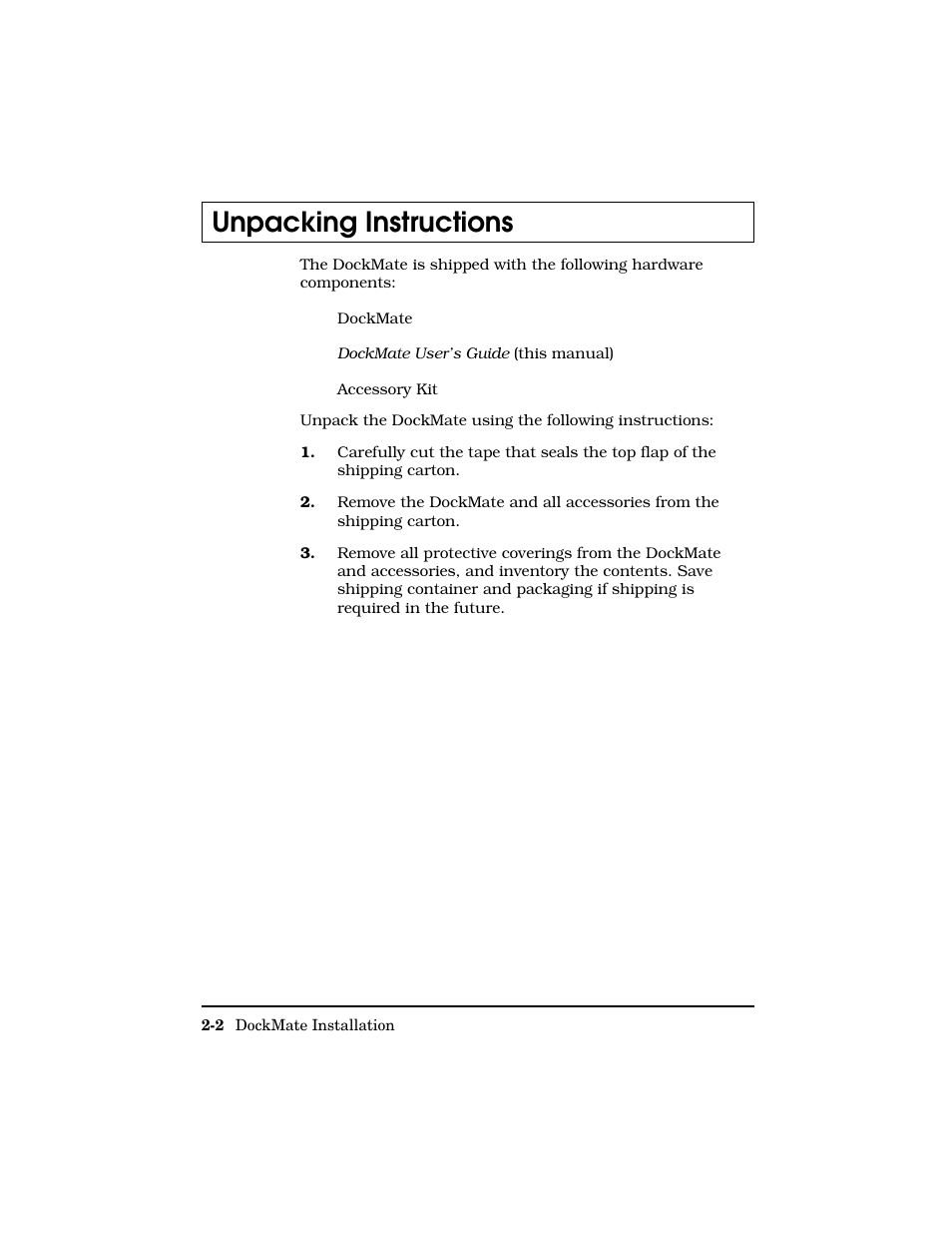 Unpacking instructions | Texas Instruments Adpater User Manual | Page 11 / 37