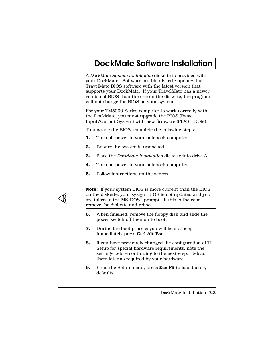 Dockmate software installation | Texas Instruments Adpater User Manual | Page 12 / 37