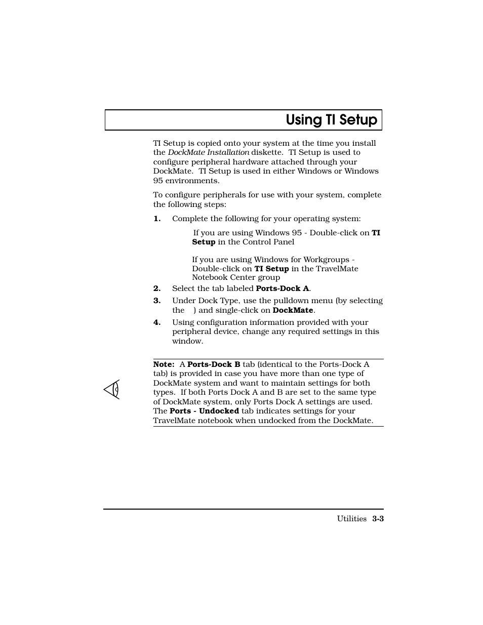 Using ti setup | Texas Instruments Adpater User Manual | Page 19 / 37