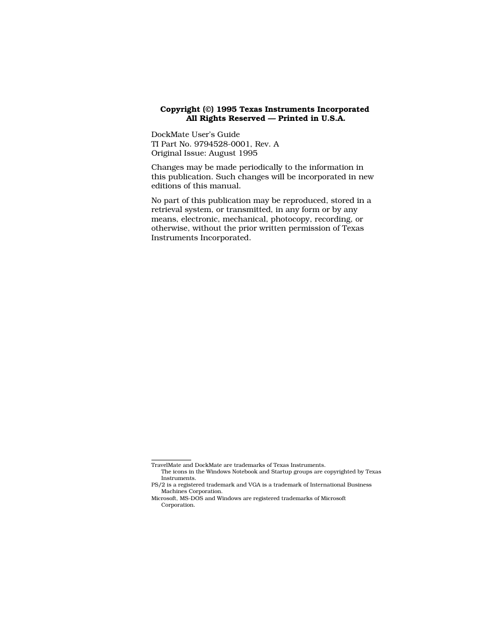Copyright | Texas Instruments Adpater User Manual | Page 2 / 37