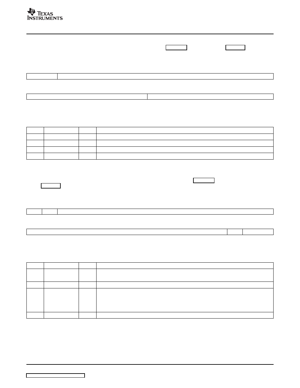 1 module id and revision register (midr), 2 ddr2 memory controller status register (dmcstat), Midr) | Dmcstat), Descriptions, Section 4.1, Section 4.2 | Texas Instruments TMS320C6452 DSP User Manual | Page 37 / 46