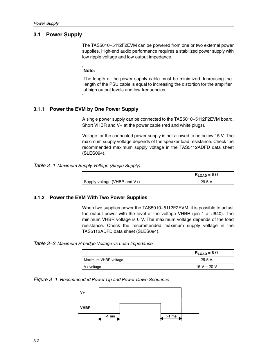 1 power supply | Texas Instruments SLEU056 User Manual | Page 22 / 26