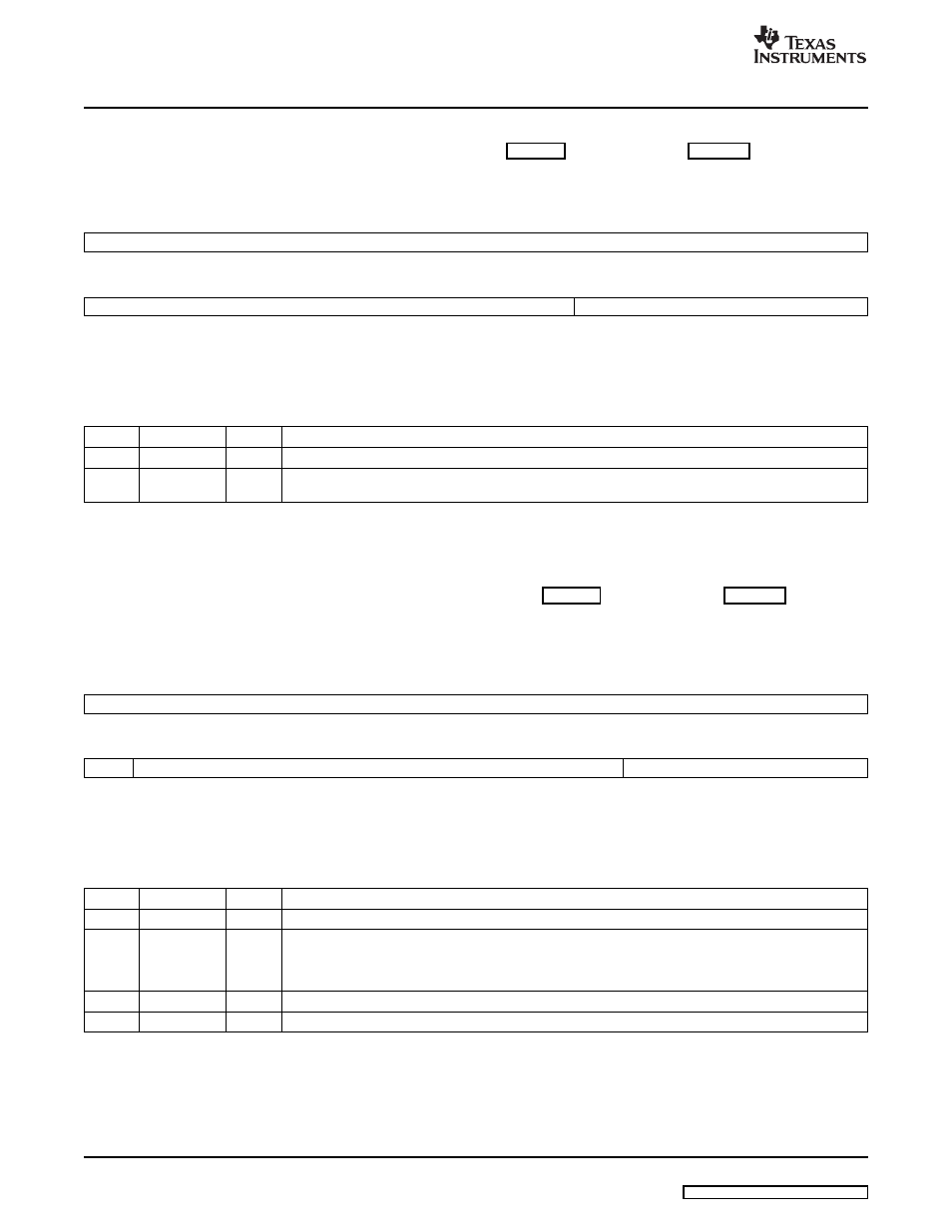 4 pll multiplier control register (pllm), 5 pll controller divider 1 register (plldiv1), Section 2.4.4 | Section 2.4.5 | Texas Instruments TMS320C642x DSP User Manual | Page 24 / 35
