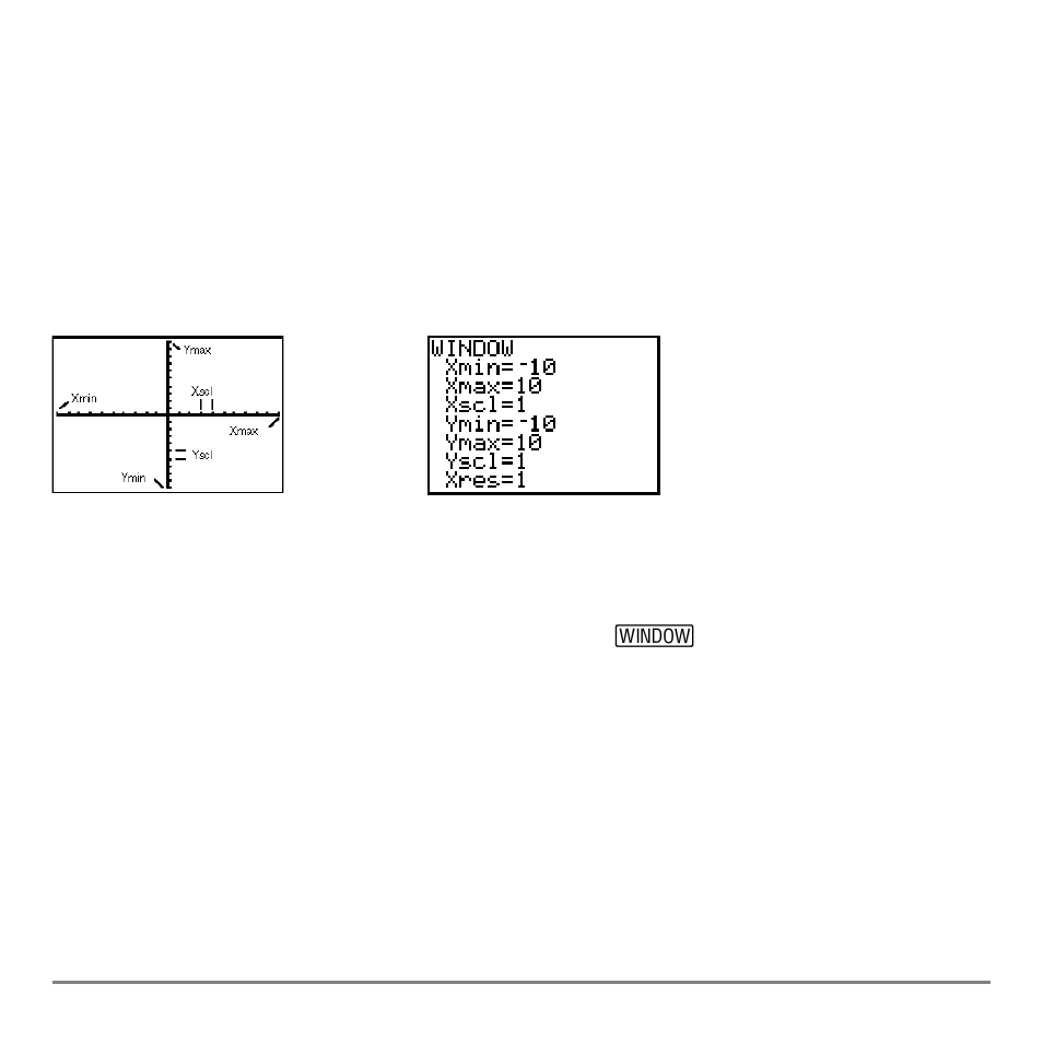 Setting the viewing window variables, The ti-84 plus viewing window, Displaying the window variables | Texas Instruments TI-84 User Manual | Page 108 / 696