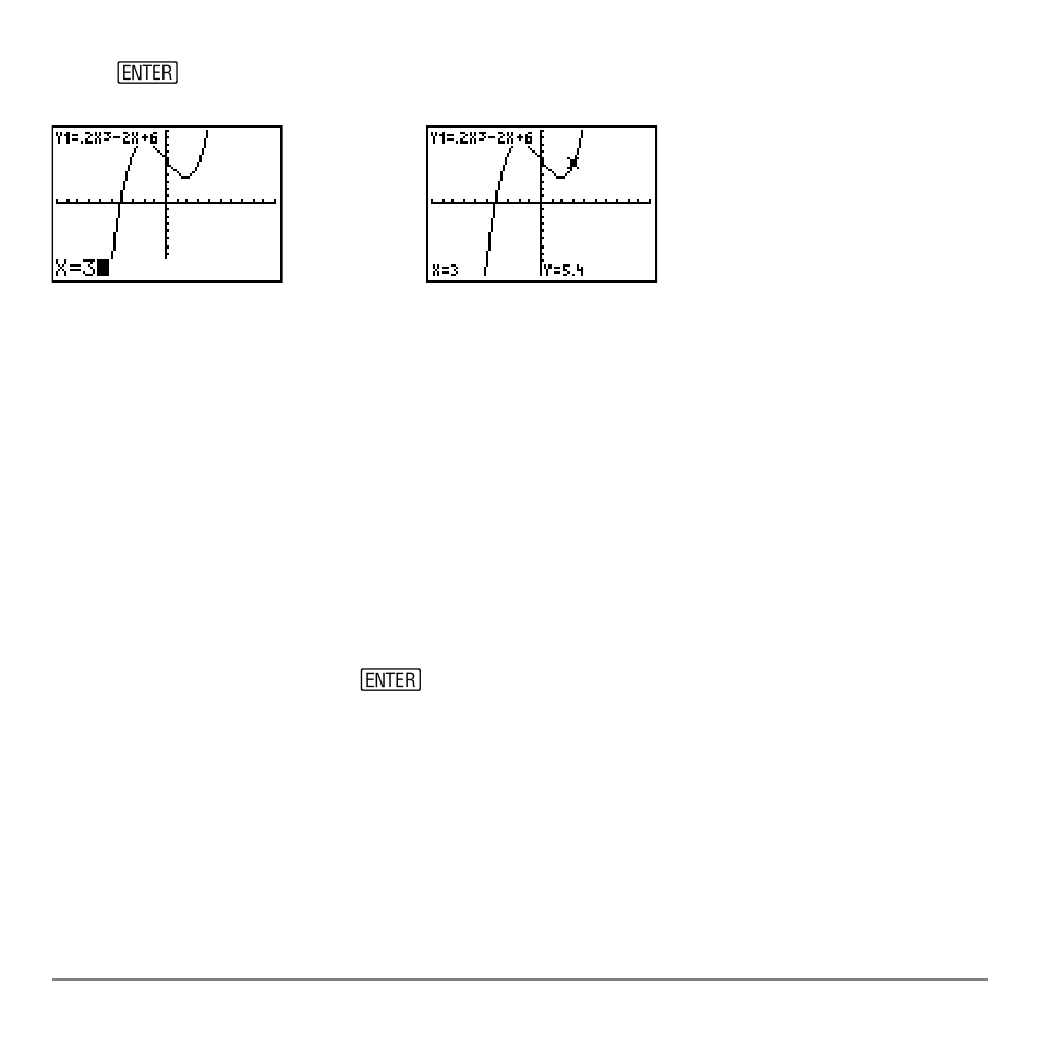 Panning to the left or right, Quick zoom, Leaving and returning to trace | Texas Instruments TI-84 User Manual | Page 120 / 696