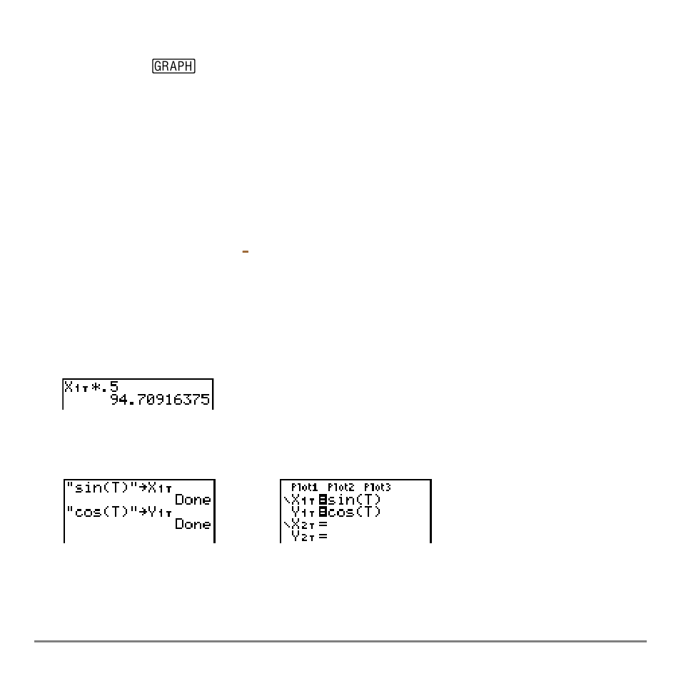 Displaying a graph, Window variables and y.vars menus | Texas Instruments TI-84 User Manual | Page 143 / 696