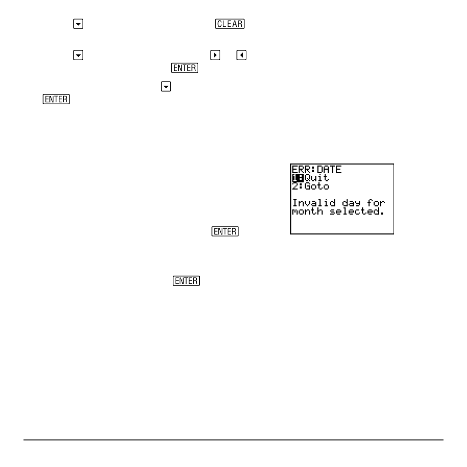 Error messages, Turning the clock on | Texas Instruments TI-84 User Manual | Page 16 / 696