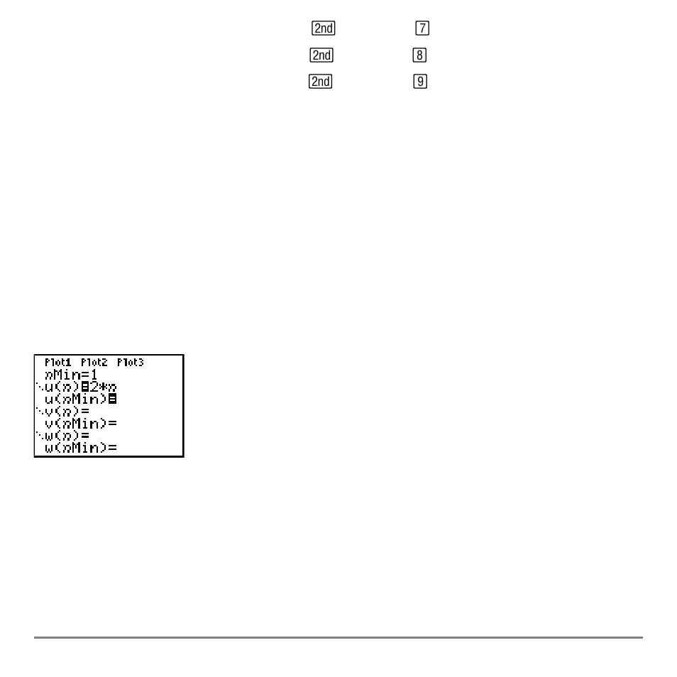 Nonrecursive sequences | Texas Instruments TI-84 User Manual | Page 160 / 696