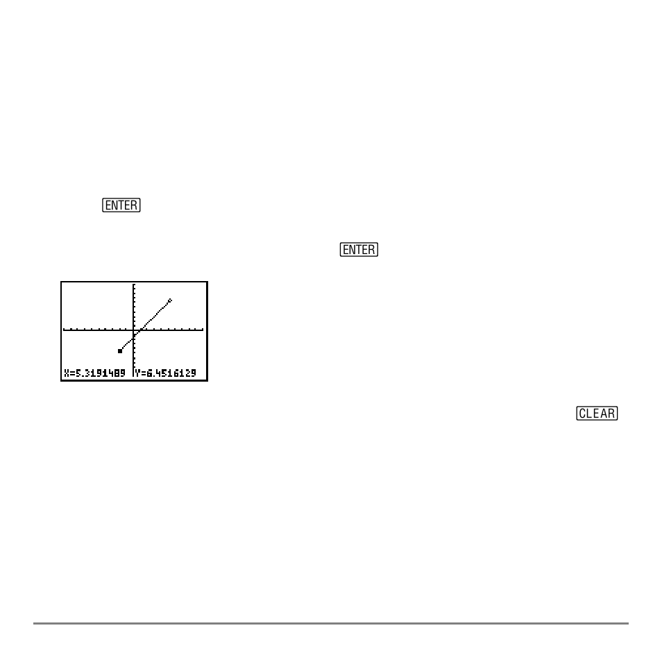 Drawing line segments, Drawing a line segment directly on a graph | Texas Instruments TI-84 User Manual | Page 192 / 696