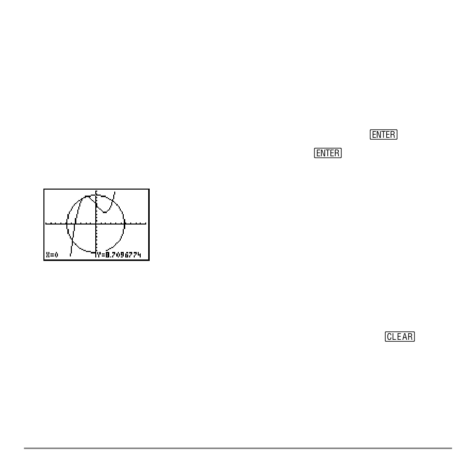 Drawing circles, Drawing a circle directly on a graph, Drawing a circle from the home screen or a program | Texas Instruments TI-84 User Manual | Page 200 / 696