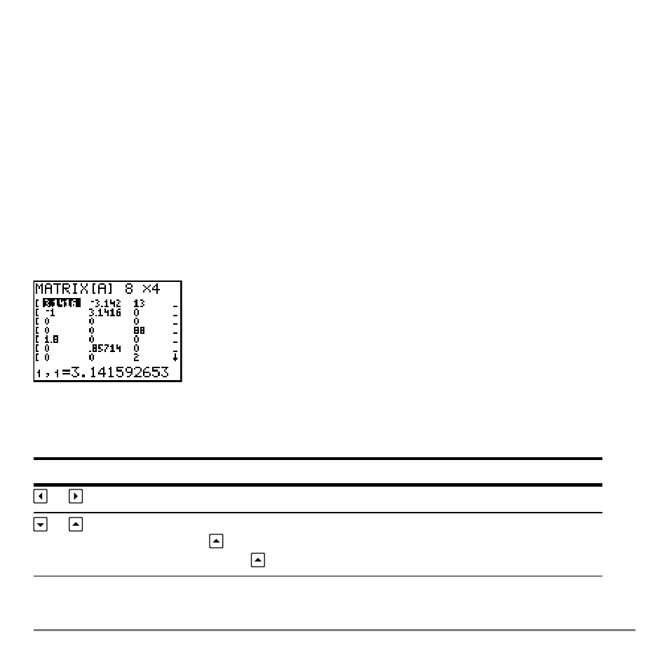 Deleting a matrix, Viewing a matrix, Viewing-context keys | Texas Instruments TI-84 User Manual | Page 228 / 696