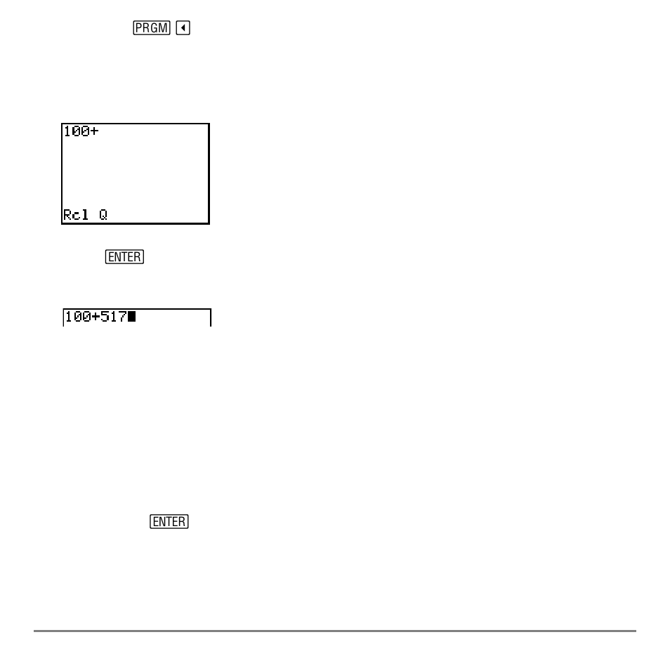 Entry (last entry) storage area, Using entry (last entry) | Texas Instruments TI-84 User Manual | Page 32 / 696