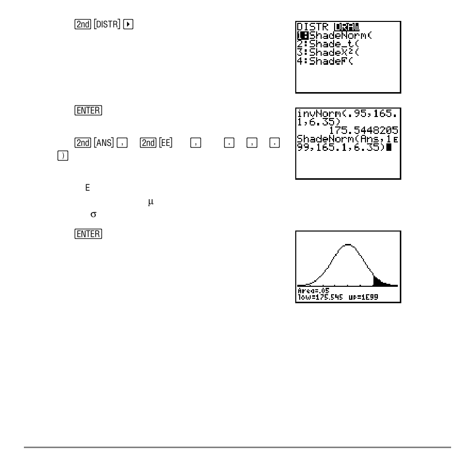 Inferential stat editors, Displaying the inferential stat editors | Texas Instruments TI-84 User Manual | Page 338 / 696