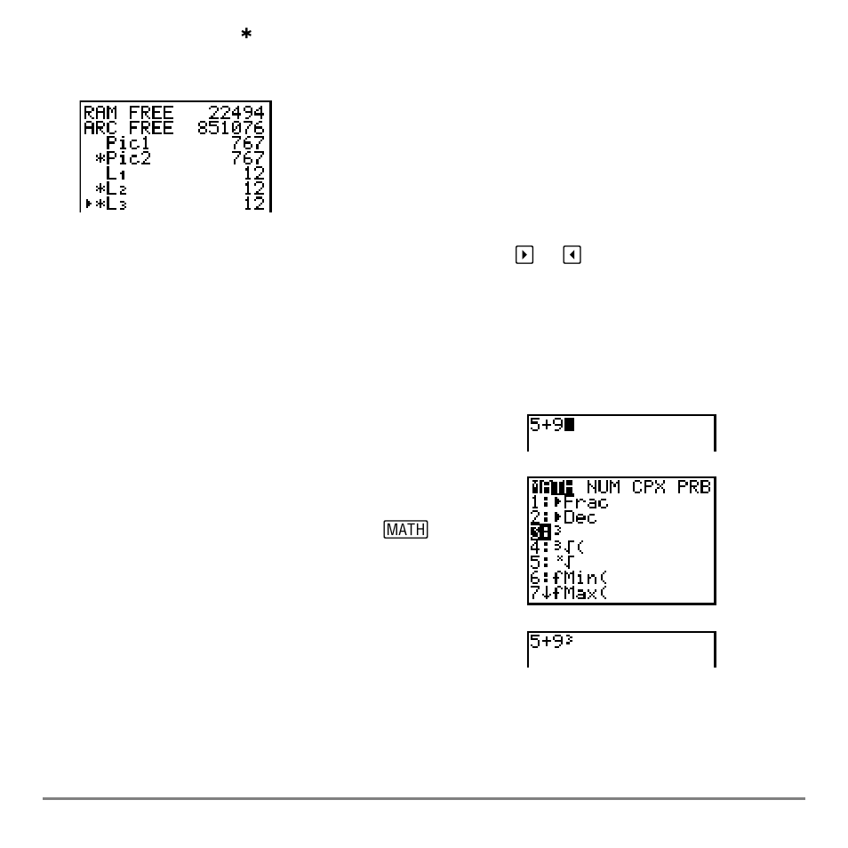 Displaying a menu | Texas Instruments TI-84 User Manual | Page 38 / 696
