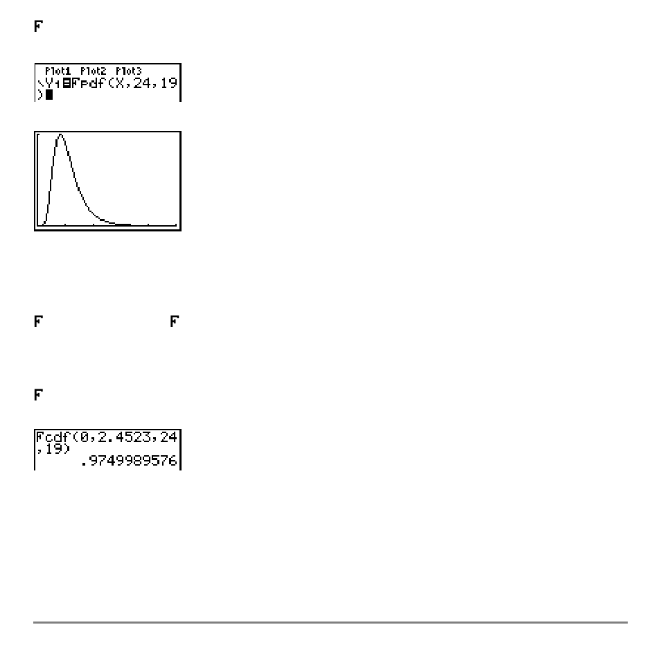 Fcdf, Binompdf | Texas Instruments TI-84 User Manual | Page 382 / 696