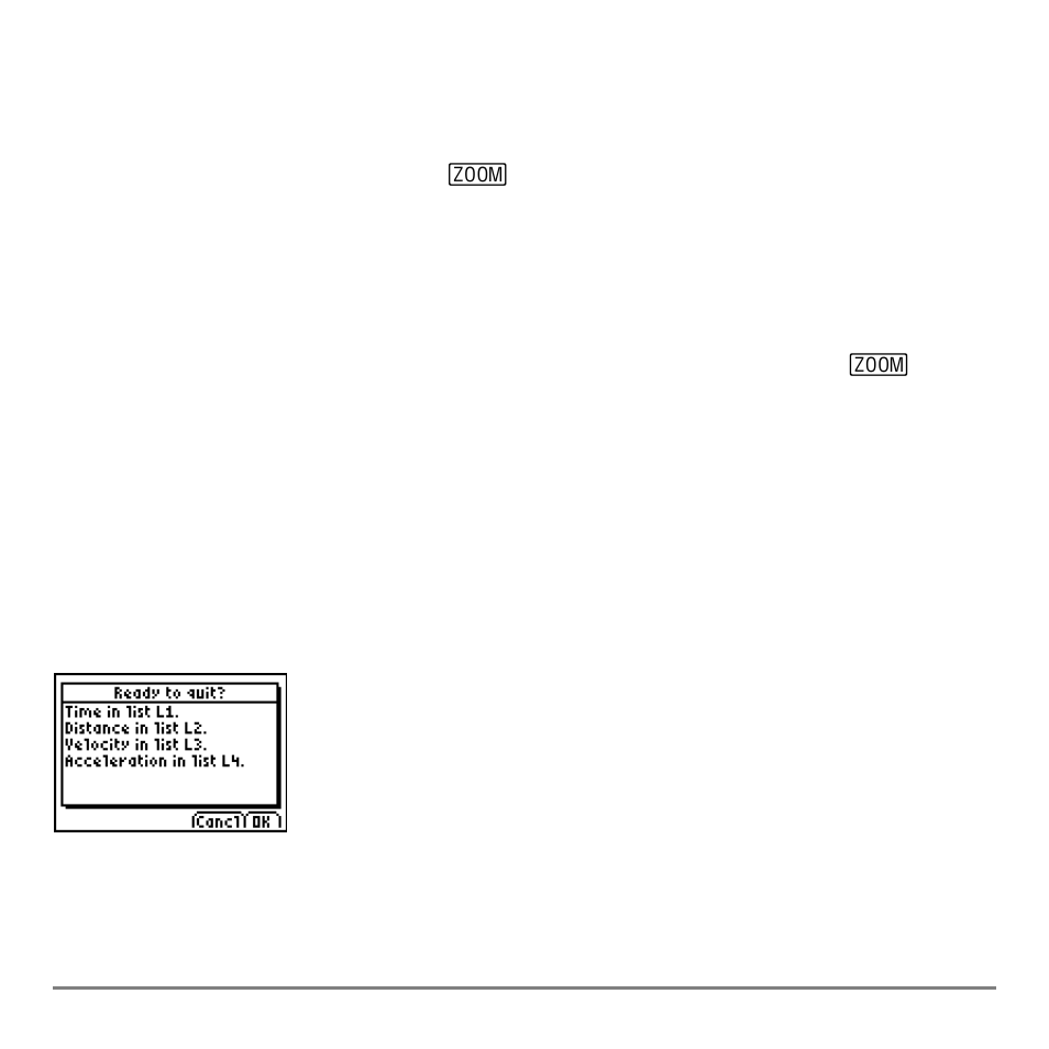 Starting and stopping data collection, Saving collected data | Texas Instruments TI-84 User Manual | Page 412 / 696