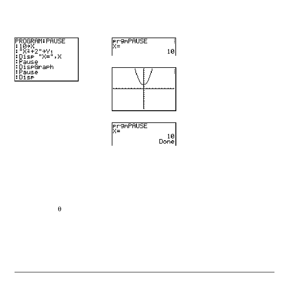 Lbl, goto | Texas Instruments TI-84 User Manual | Page 445 / 696