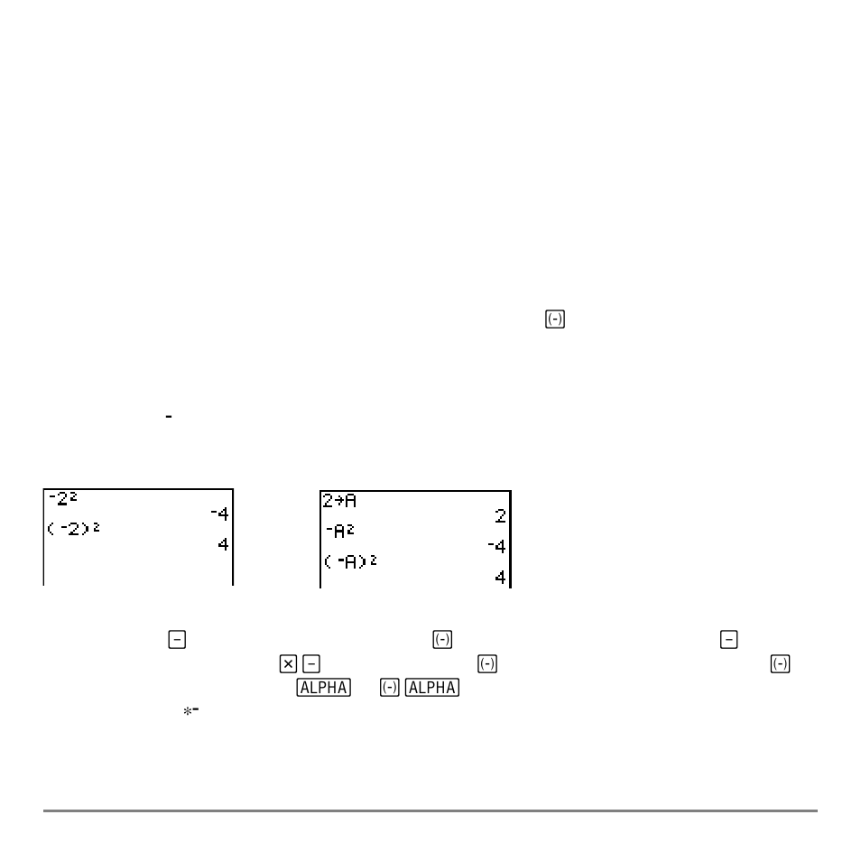 Negation | Texas Instruments TI-84 User Manual | Page 45 / 696