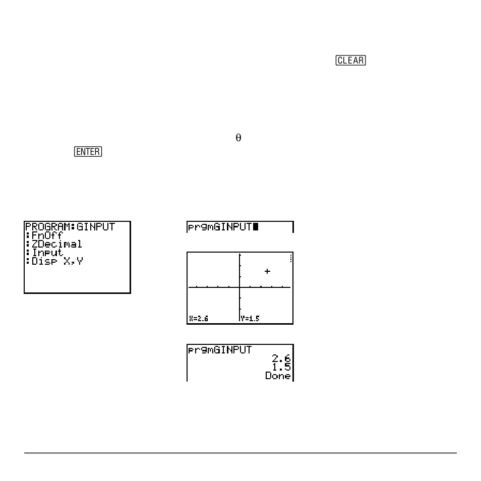 Displaying a graph with input | Texas Instruments TI-84 User Manual | Page 451 / 696