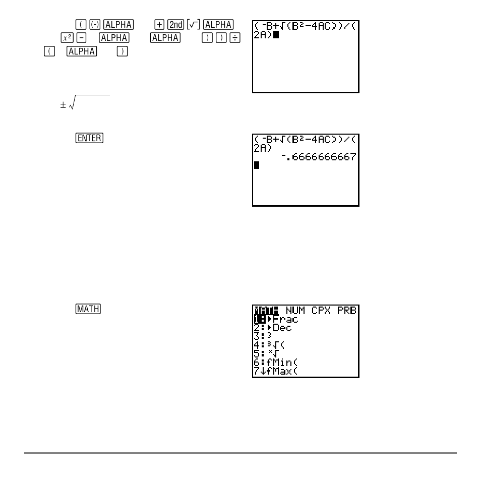 Converting to a fraction | Texas Instruments TI-84 User Manual | Page 464 / 696