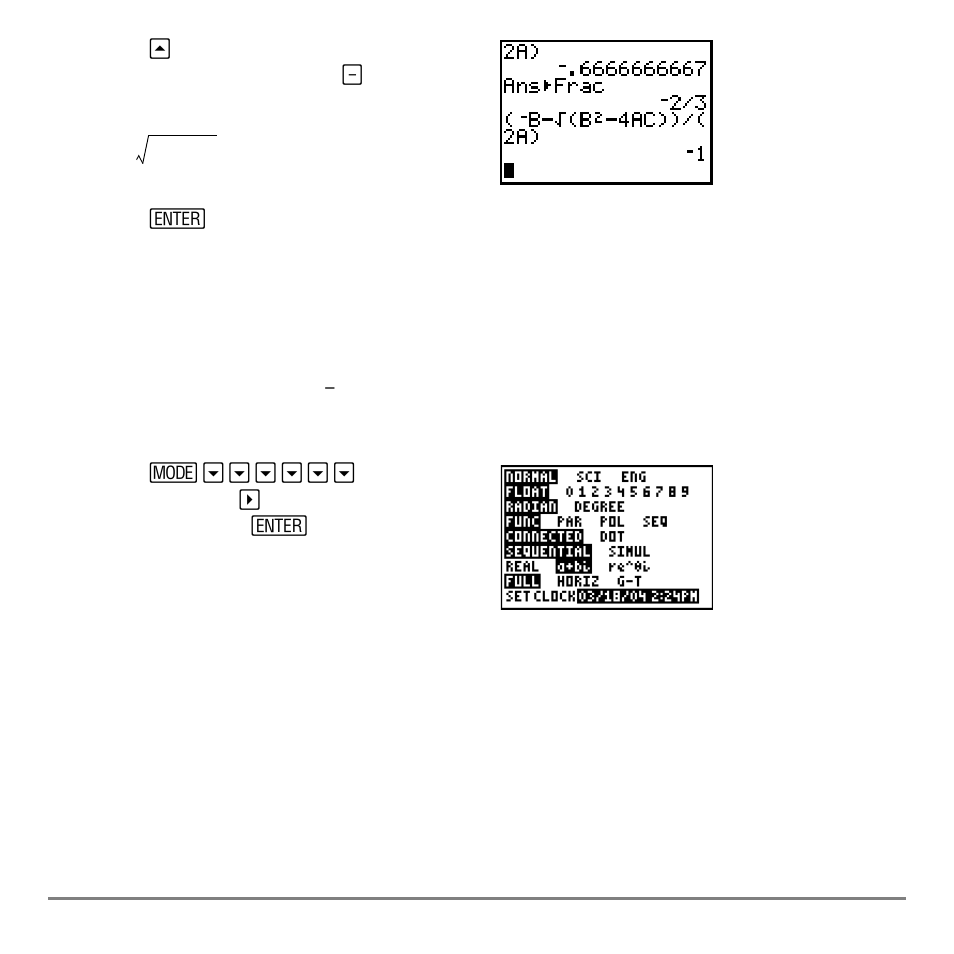 Displaying complex results | Texas Instruments TI-84 User Manual | Page 466 / 696