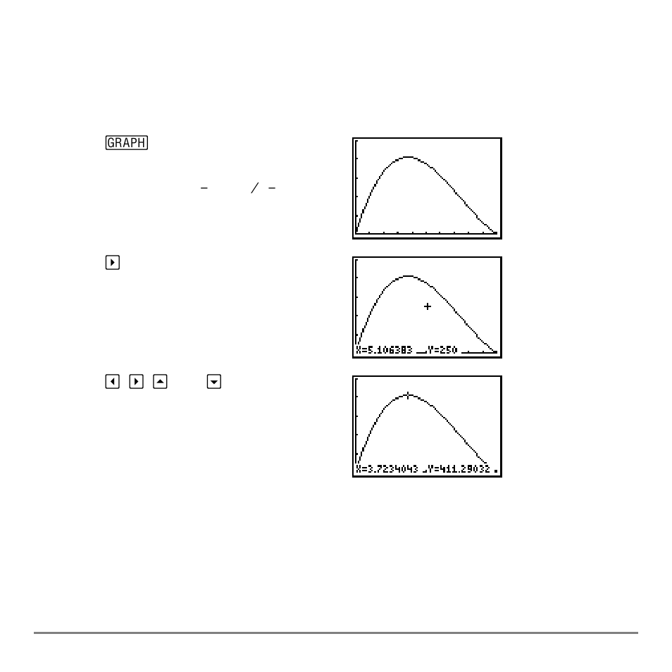 Displaying and tracing the graph | Texas Instruments TI-84 User Manual | Page 475 / 696