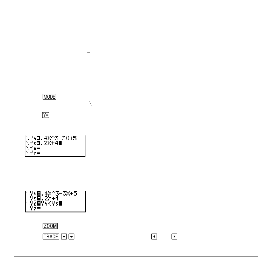 Graphing inequalities, Problem, Procedure | Texas Instruments TI-84 User Manual | Page 486 / 696