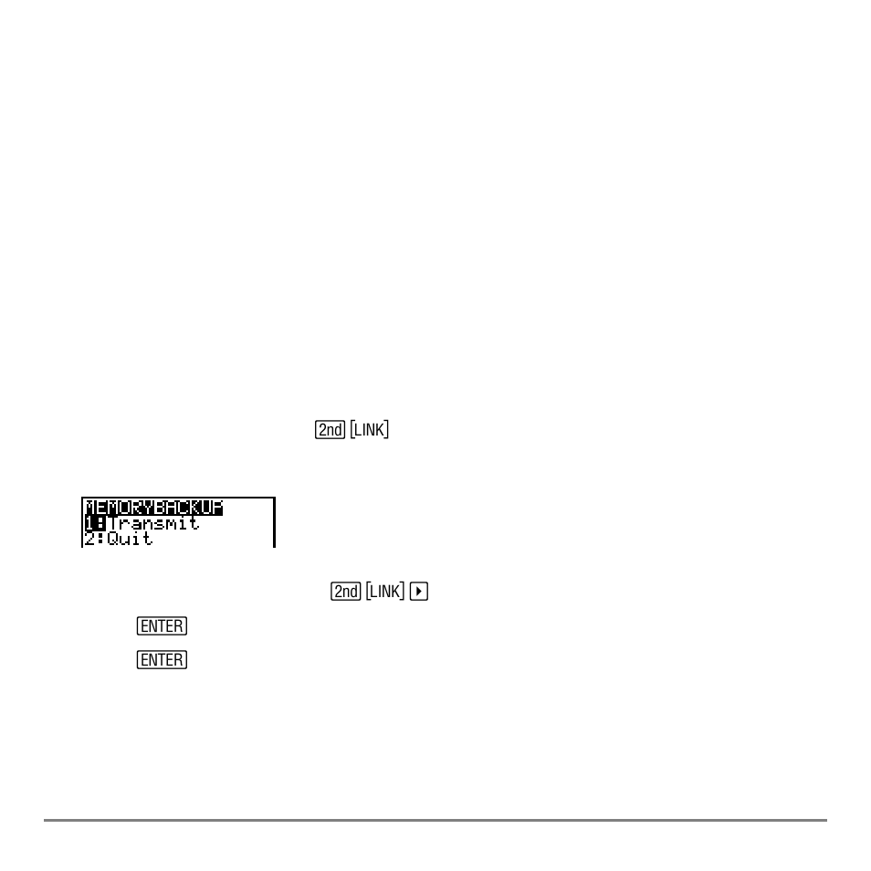 Backing up ram memory | Texas Instruments TI-84 User Manual | Page 565 / 696