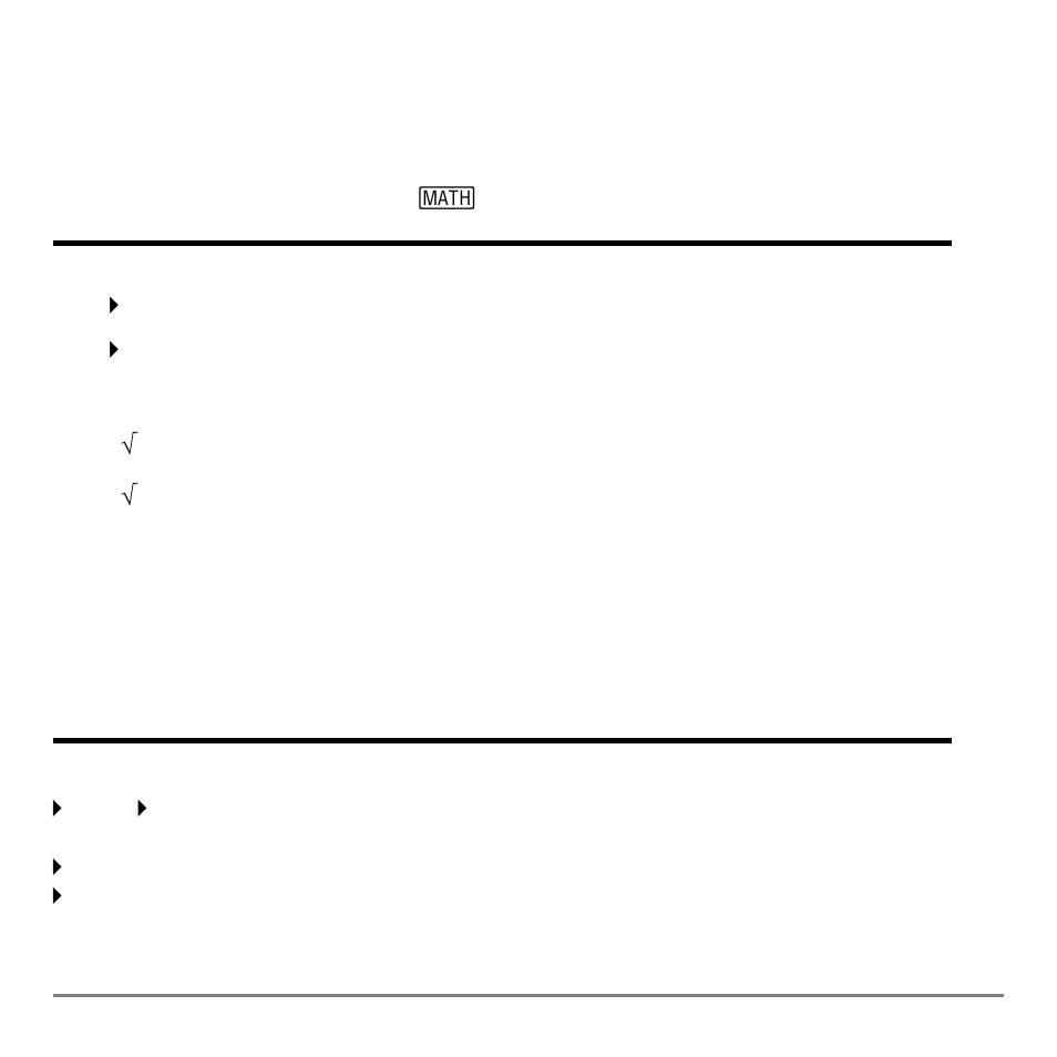 Math operations, Math menu, 4frac, 4dec | Texas Instruments TI-84 User Manual | Page 60 / 696