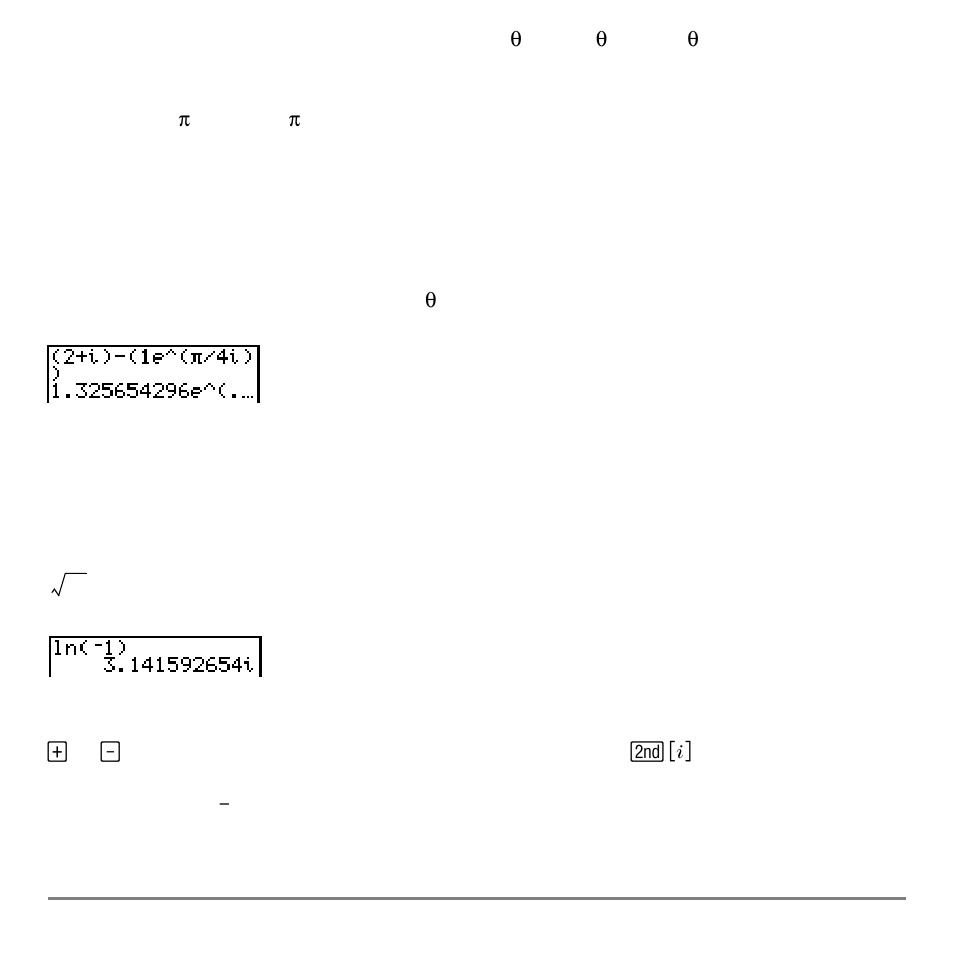 Interpreting complex results, Rectangular-complex mode | Texas Instruments TI-84 User Manual | Page 77 / 696