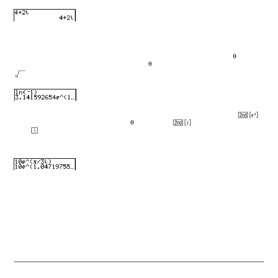Polar-complex mode | Texas Instruments TI-84 User Manual | Page 78 / 696