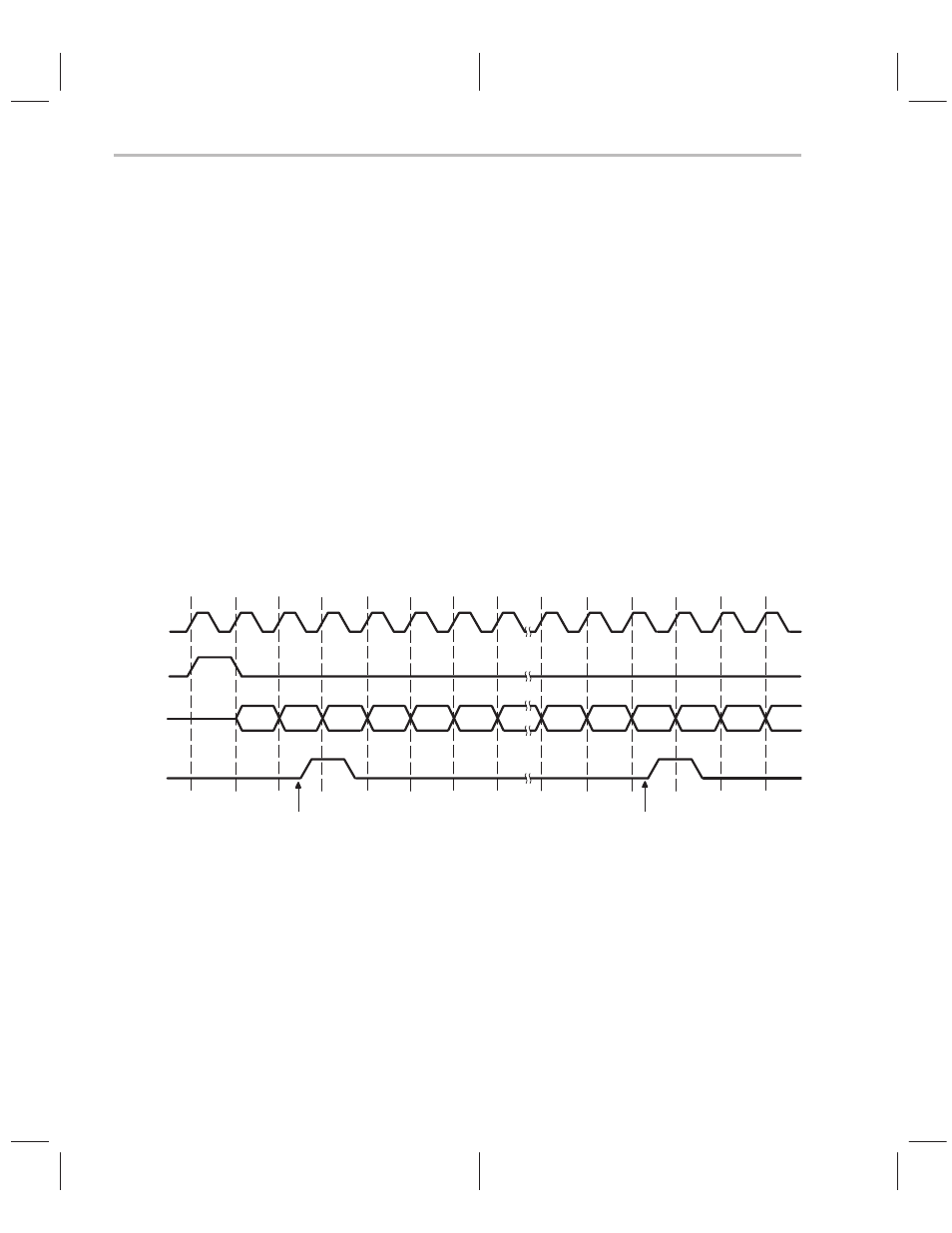 Figure 9–9. continuous mode reception | Texas Instruments TMS320C2XX User Manual | Page 394 / 587