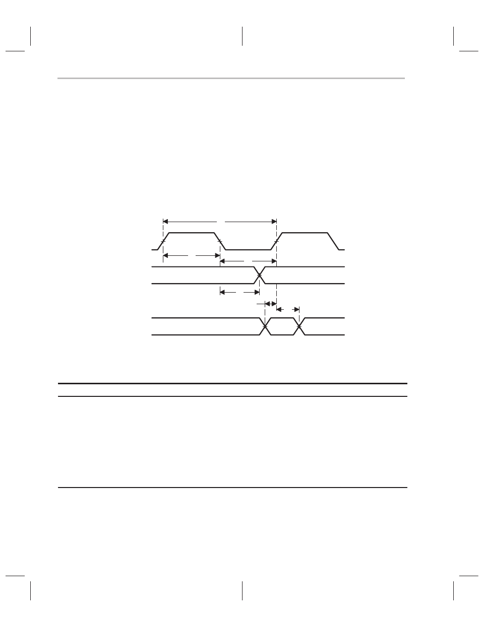 E.4 emulator cable pod signal timing | Texas Instruments TMS320C2XX User Manual | Page 518 / 587