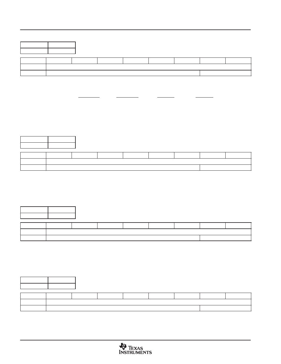 17 avid stop pixel register, 18 hsync start pixel register, 19 hsync stop pixel register | 20 vsync start line register | Texas Instruments TVP5147M1PFP User Manual | Page 46 / 100