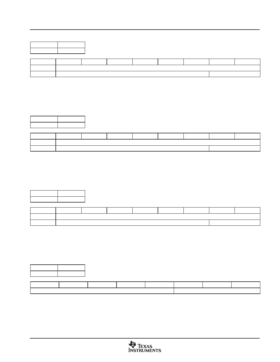 21 vsync stop line register, 22 vblk start line register, 23 vblk stop line register | 24 cti delay register | Texas Instruments TVP5147M1PFP User Manual | Page 47 / 100