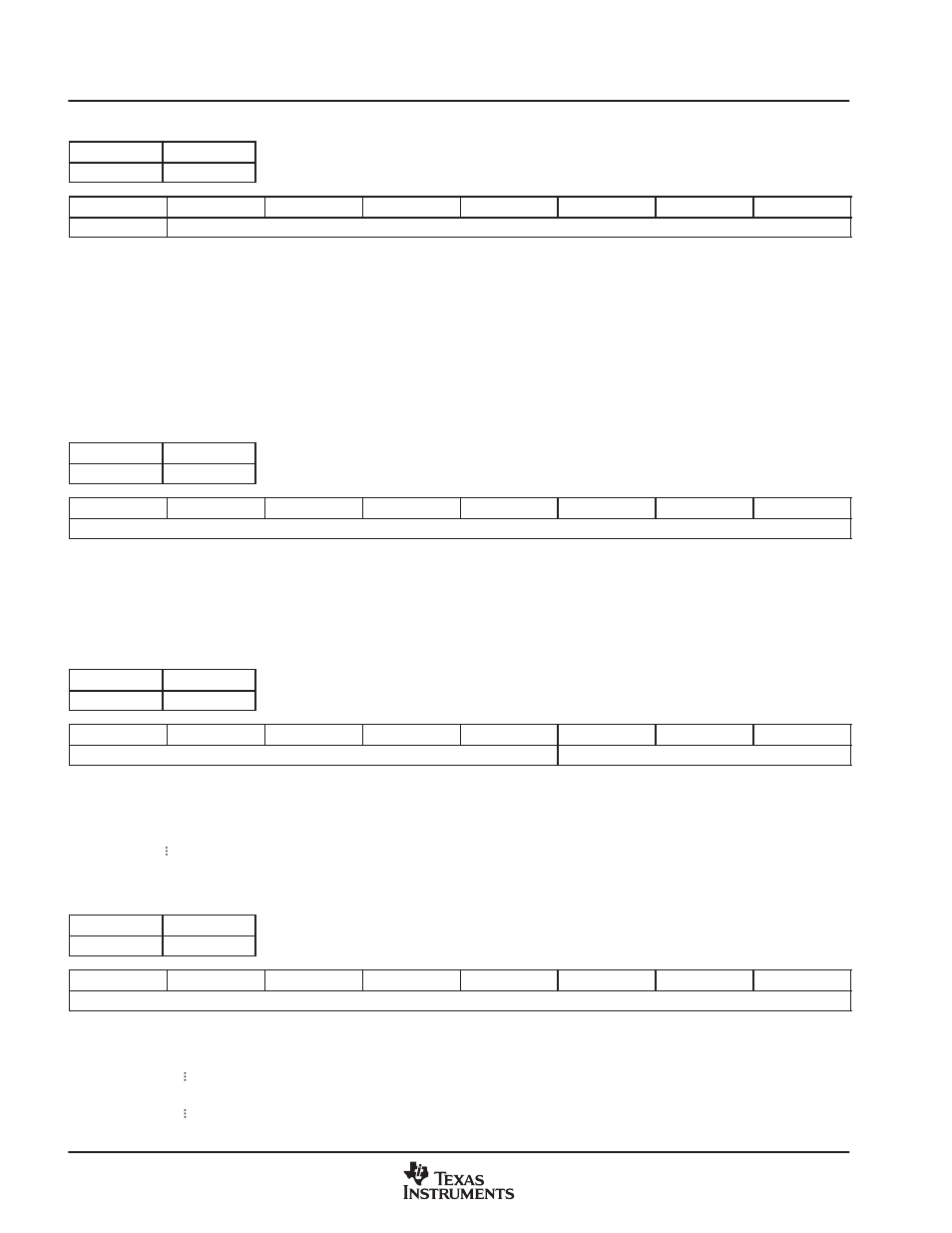 55 vcr trick mode control register, 56 horizontal shake increment register, 57 agc increment speed register | 58 agc increment delay register | Texas Instruments TVP5147M1PFP User Manual | Page 66 / 100