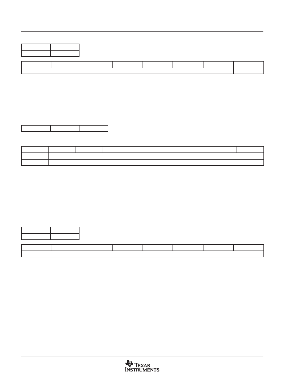 63 status request register, 64 vertical line count register, 65 agc decrement delay register | Texas Instruments TVP5147M1PFP User Manual | Page 68 / 100