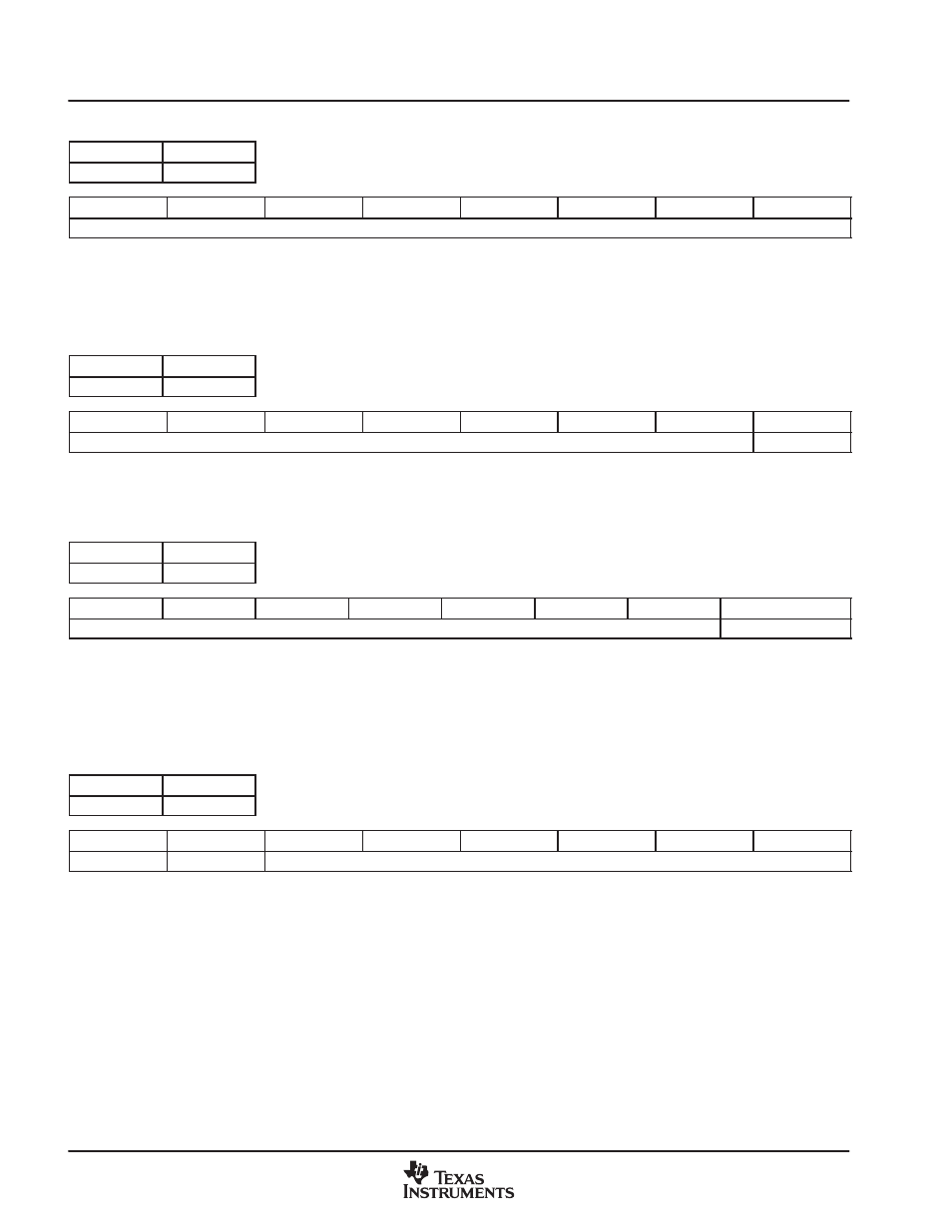 69 vdp fifo interrupt threshold register, 70 vdp fifo reset register, 71 vdp fifo output control register | 72 vdp line number interrupt register | Texas Instruments TVP5147M1PFP User Manual | Page 72 / 100