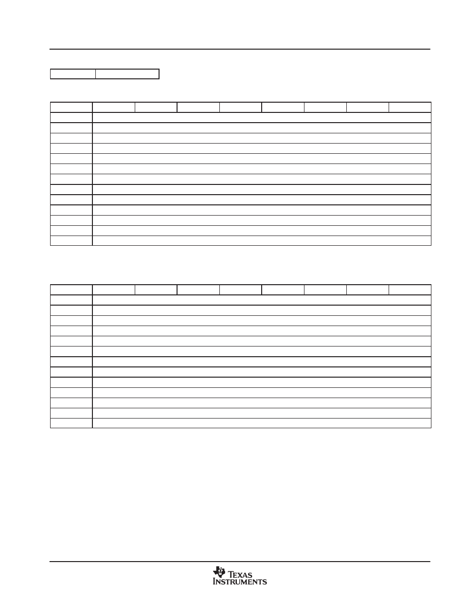 9 vdp vps/gemstar data register | Texas Instruments TVP5147M1PFP User Manual | Page 85 / 100