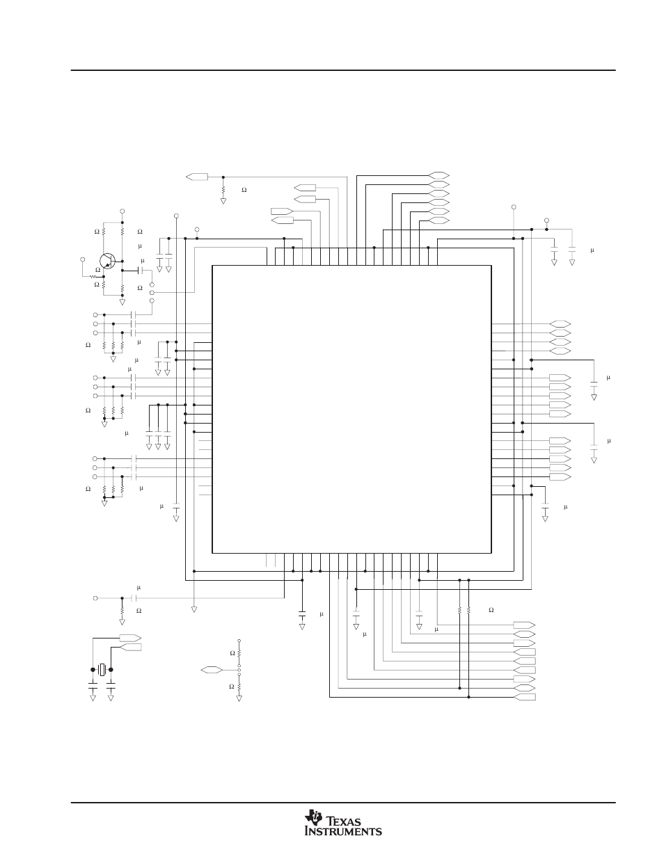 5application information, 1 application example, Figure 5−1. example application circuit | Application information | Texas Instruments TVP5147M1PFP User Manual | Page 95 / 100