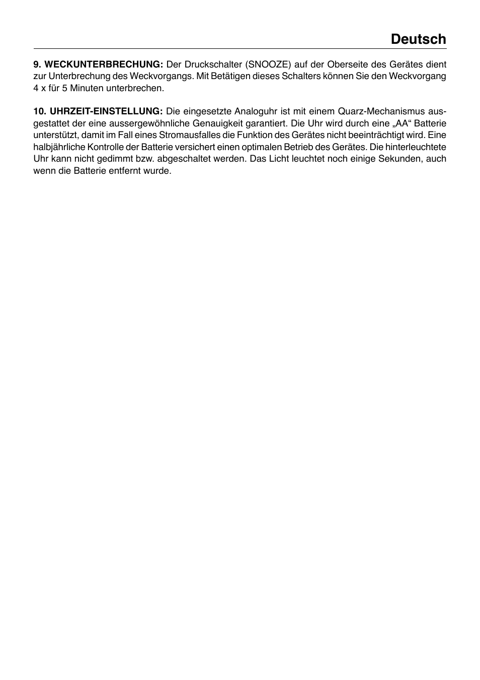 Deutsch | Tivoli Audio Model Three User Manual | Page 11 / 28